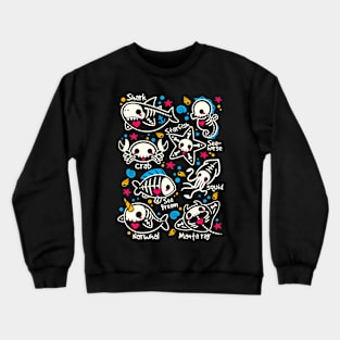 Sea skeletons Crewneck Sweatshirt